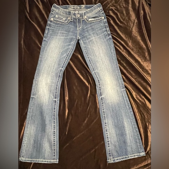 Bootcut jeans size 5 has some imperfections as shown... - Depop